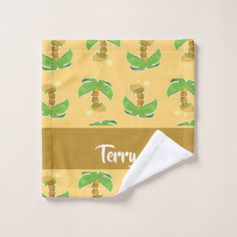 Patrón de palmeras tropicales