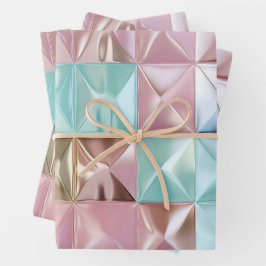 Patrón de papel de aluminio arrugado