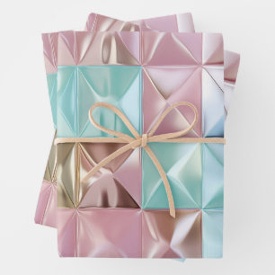 Patrón de papel de aluminio arrugado