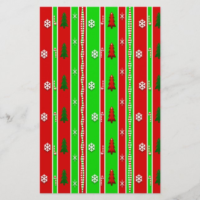 Patrón de papel de navidades (Anverso)