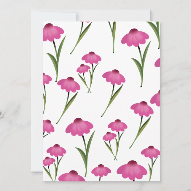 patrón de papel pintado de flores de chintz (Anverso)