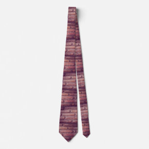 Patrón de pared de ladrillo vintage corbata de cue