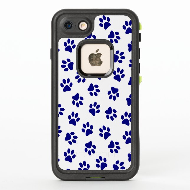 Patrón De Patas, Patas De Perro, Patas Azules De L (Reverso)