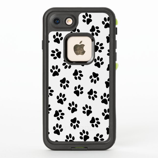 Patrón De Patas, Patas De Perro, Patas Negras (Reverso)