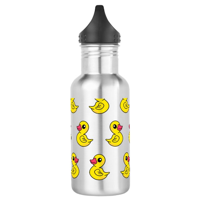 Patrón de pato de goma Botella de agua de impresió (Izquierda)
