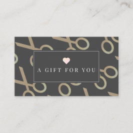 Patrón de patrón oro Certificado de regalo gris os