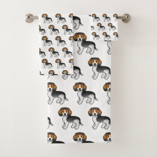 Patrón de perro de dibujos animados lindos Beagle 