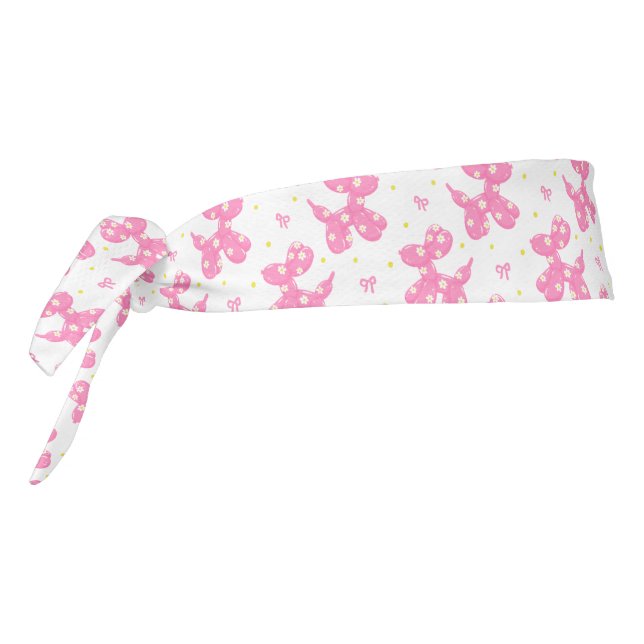 Patrón de perro globo rosa (Girar 270)