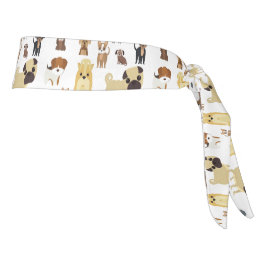 patrón de perros de fondo blanco