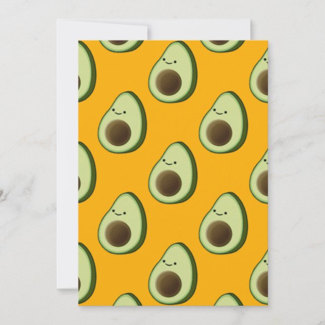 Patrón de Personalizado de aguacate (Anverso)
