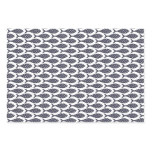 Patrón de pescado Hojas de papel de envolvimiento 