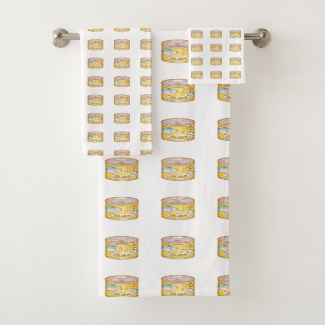 Patrón de pez enlatado de salmón (In situ)