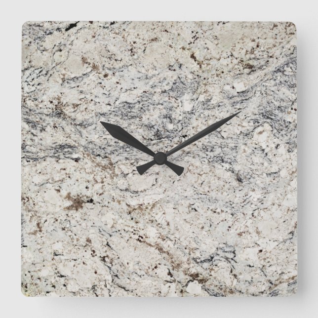 Patrón de piedra de mármol Reloj de pared acrílico (Anverso)