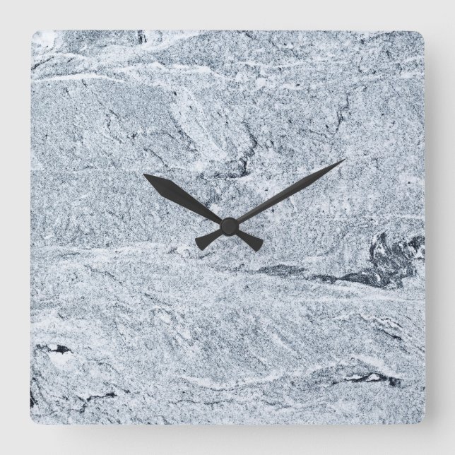 Patrón de piedra de mármol Reloj de pared acrílico (Anverso)