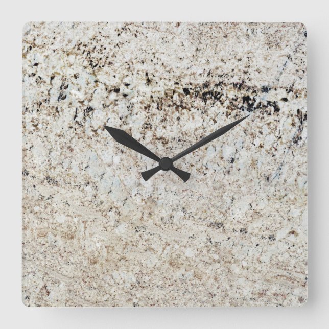 Patrón de piedra de mármol Reloj de pared acrílico (Anverso)