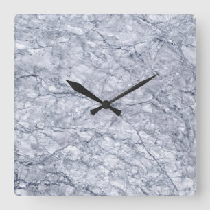 Patrón de piedra de mármol Reloj de pared acrílico