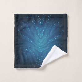 Patrón de piel alienígena azul bioluminiscente - A