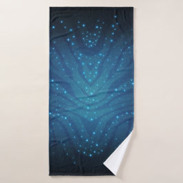 Patrón de piel alienígena azul bioluminiscente - A