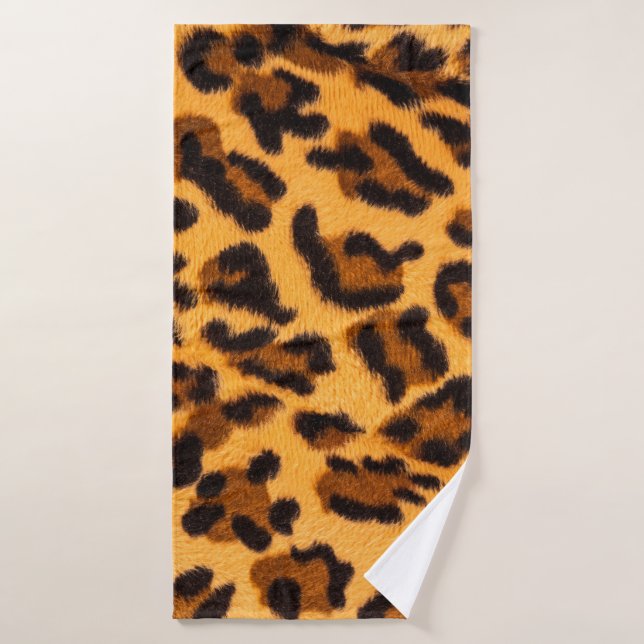 Patrón de piel de leopardo (Toalla de baño)