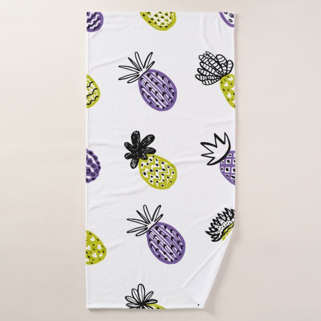 Patrón de piña sin soldadura (Toalla de baño)