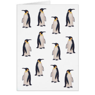 Patrón de pingüinos lindos