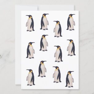 Patrón de pingüinos lindos