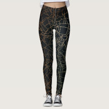 Patrón de pintura abstracta Mujeres Leggings
