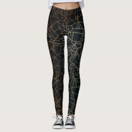Patrón de pintura abstracta Mujeres Leggings