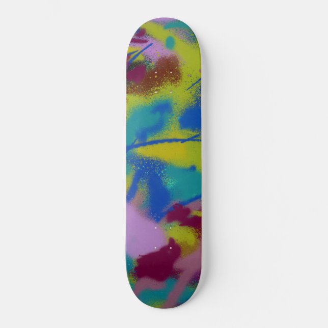 Patrón de Pintura en Spray Grunge para Skateboard (Anverso)