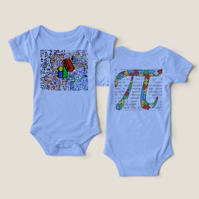 patrón de pinumber azul (Diseño Anverso y Reverso)