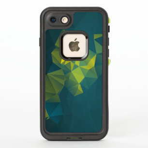 Patrón de pirámide de resumen azul amarillo