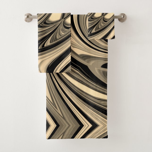 Patrón de piso negro y blanco (In situ)