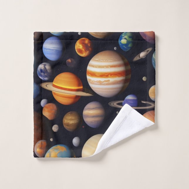 Patrón de planetas (Toallita)