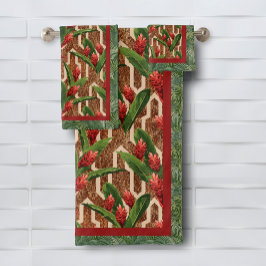 Patrón de plantas tropicales