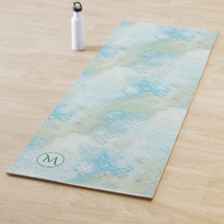 Patrón de playa monograma Yoga Mat