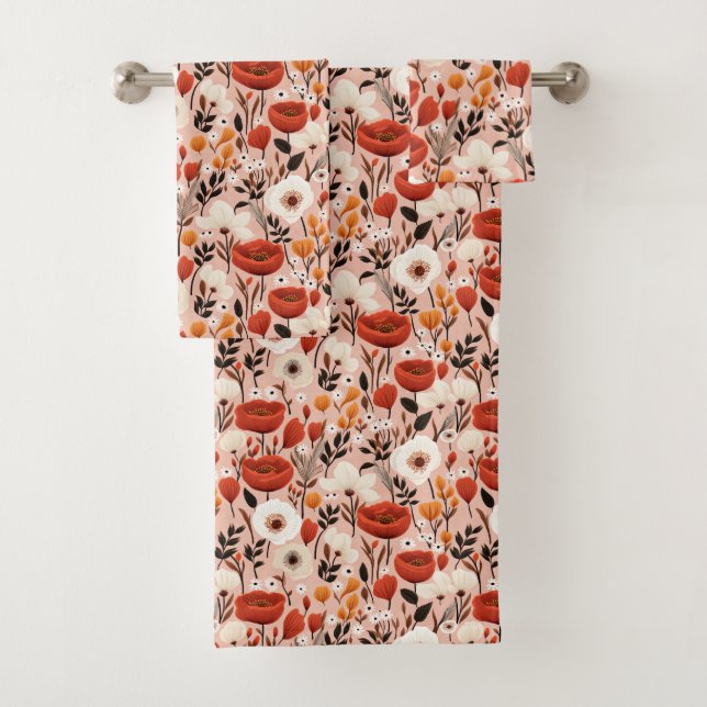 Patrón de prado de flores silvestres botánicas de  (In situ)