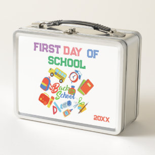 Patrón de primer día de clase admirable