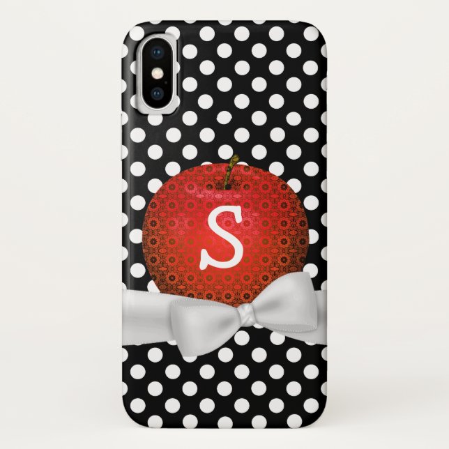 Patrón de profesores Funda Apple iPhone X (Reverso)