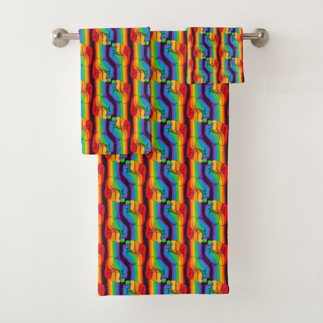 Patrón de puño arco iris (In situ)