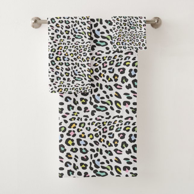Patrón de punto de leopardo de Pastel (In situ)