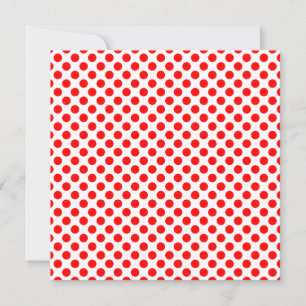 Patrón de puntos de la Polka Roja