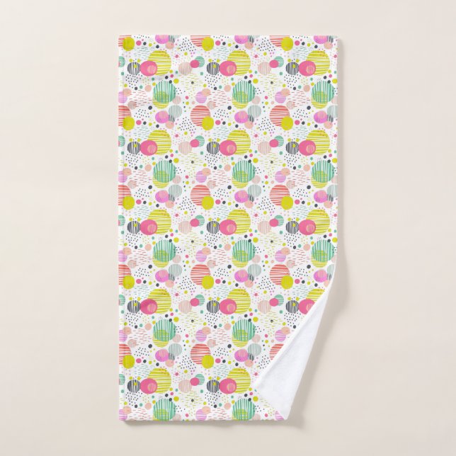 Patrón de puntos de moda (Toalla de mano)