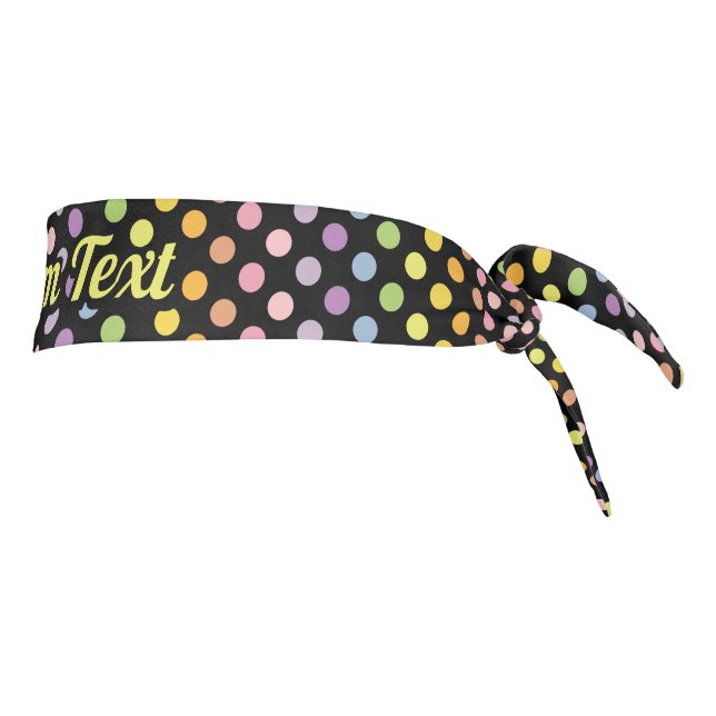 Patrón de puntos de polka arco iris (Girar 90)