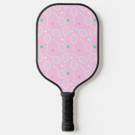 Patrón de raqueta de tenis Pink
