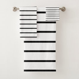 Patrón de rayas de decoración negra