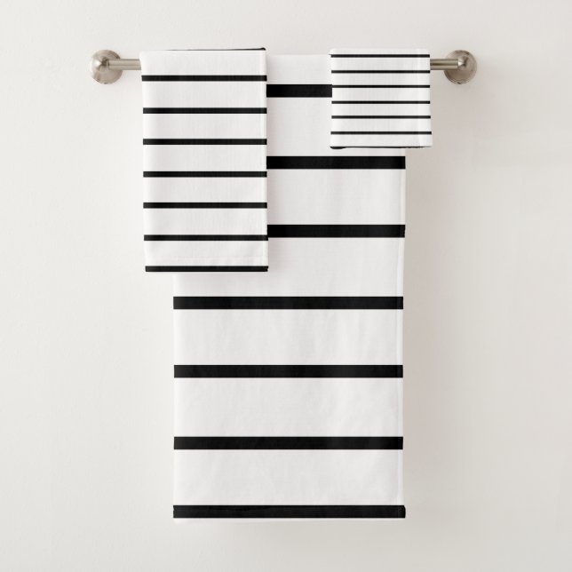 Patrón de rayas de decoración negra (In situ)