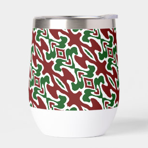 Patrón de rayas de los Navidades trippy Squiggly R