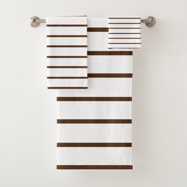 Patrón de rayas decorativas marrones (In situ)