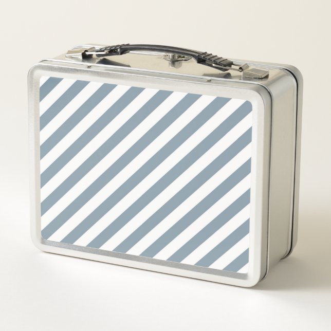 Patrón de rayas diagonales azules y blancas (Reverso)