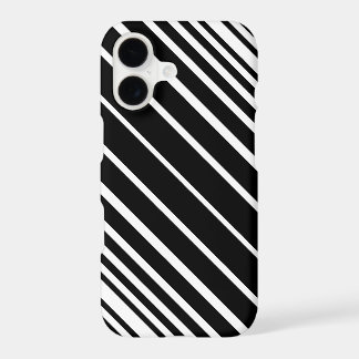 Patrón de rayas diagonales en blanco y negro elega